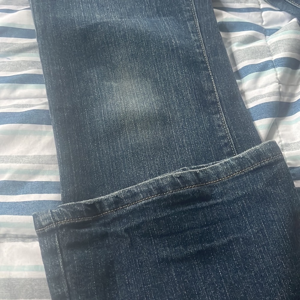 Levi's Vintage Girls Dark Denim High-Waisted Button-Button Fly Jeans Size 12 Reg - Picture 5 of 10